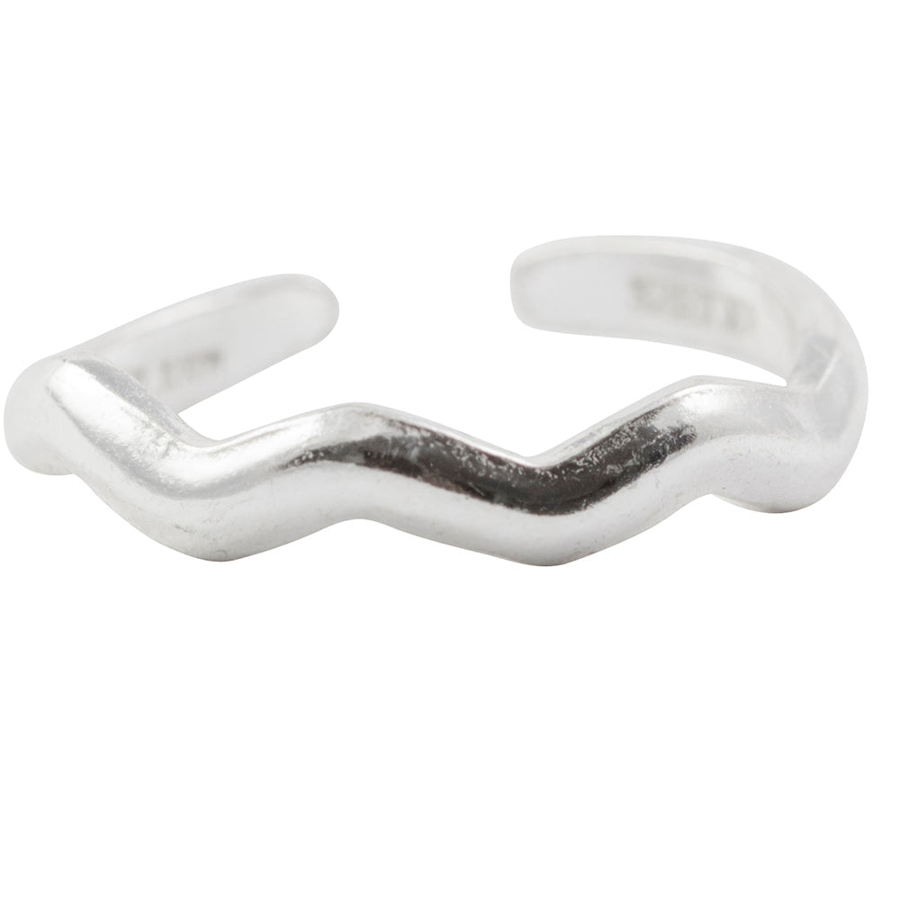 Wavy Band Toe Ring - FINAL SALE