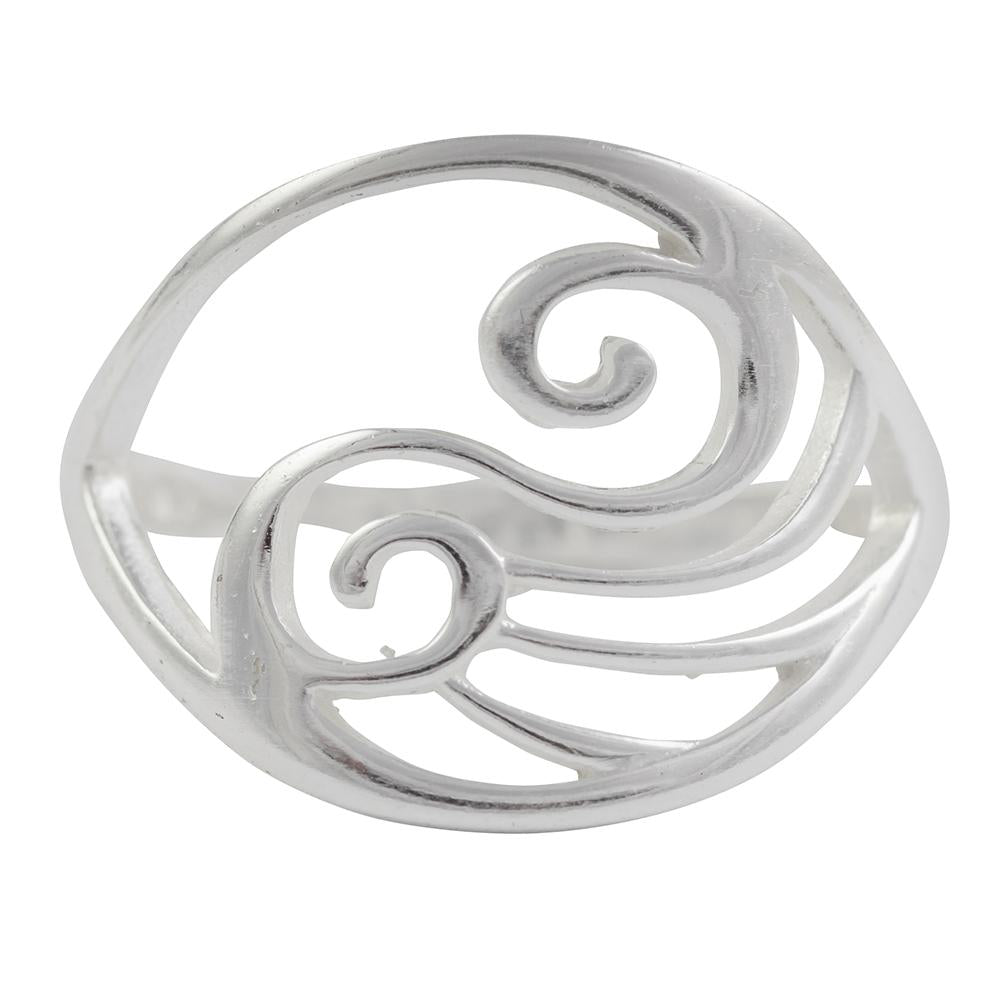 Open Wave Ring in Silver - FINAL SALE