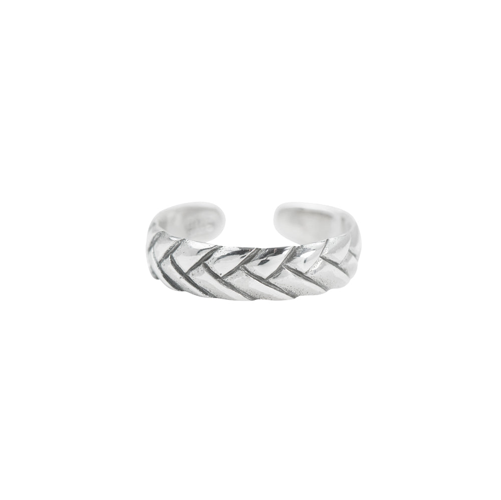 Tight Braid Toe Ring - FINAL SALE