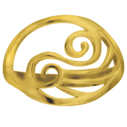 Open Wave Ring in Gold - FINAL SALE
