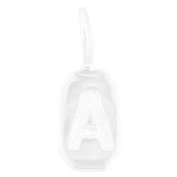 Silver Letter Charm