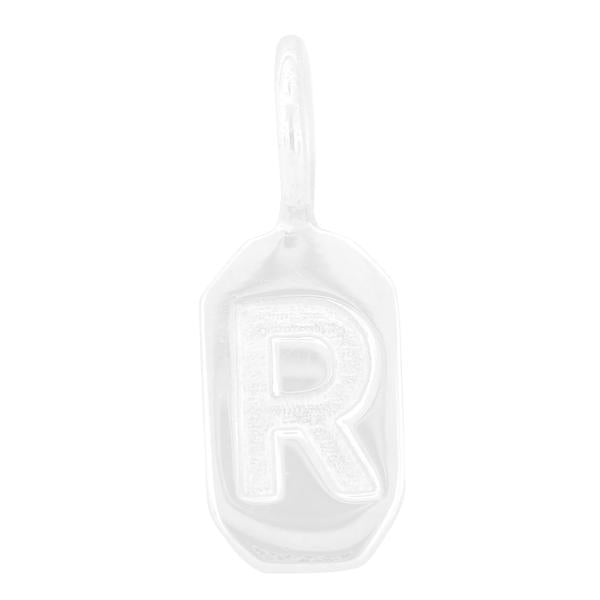 Silver Letter Charm