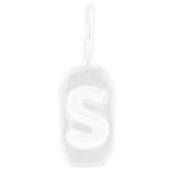 Silver Letter Charm