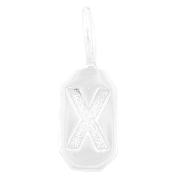 Silver Letter Charm