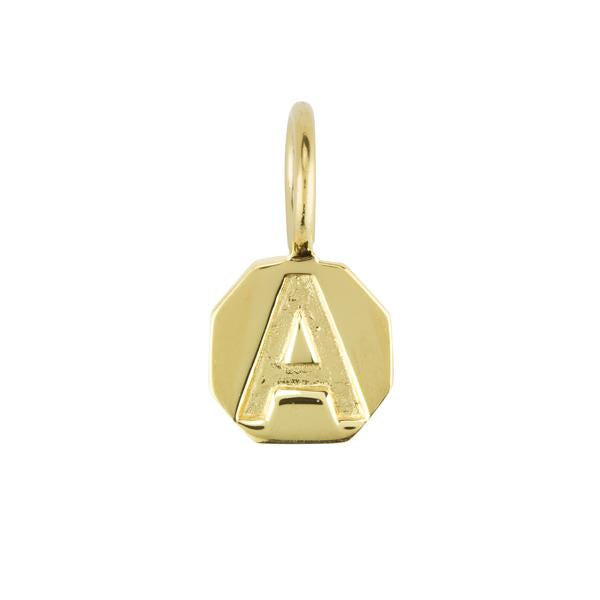 Gold Letter Charm - FINAL SALE