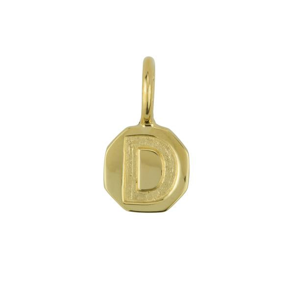 Gold Letter Charm - FINAL SALE