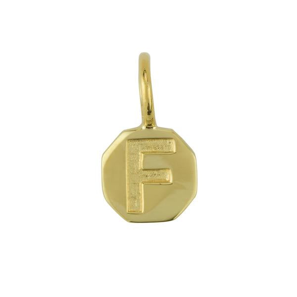 Gold Letter Charm - FINAL SALE