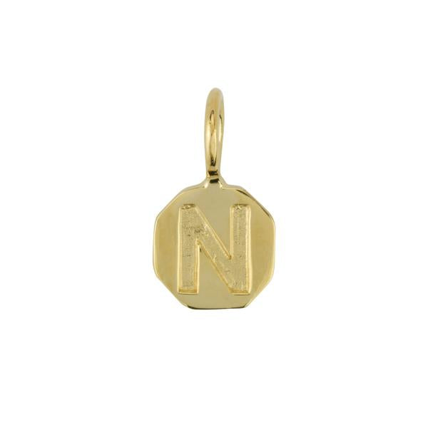 Gold Letter Charm - FINAL SALE