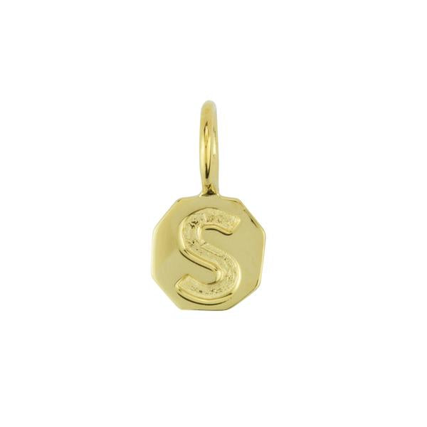 Gold Letter Charm - FINAL SALE