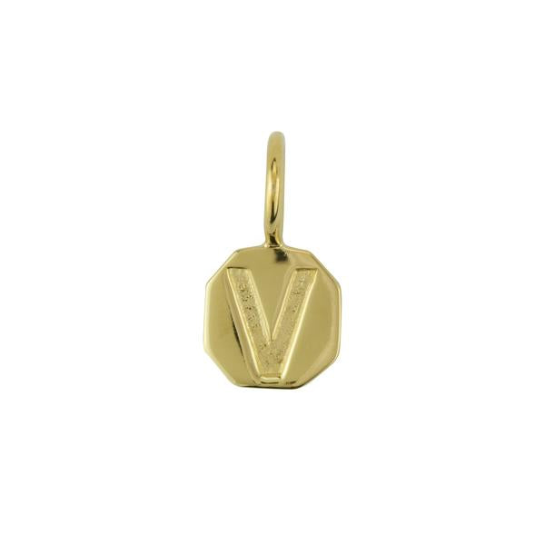 Gold Letter Charm - FINAL SALE