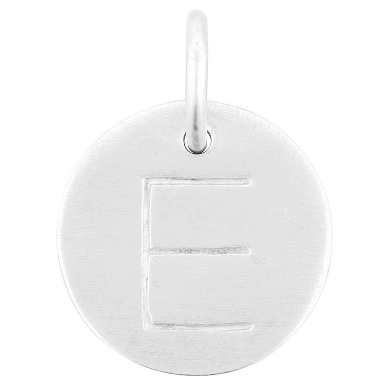 Matte Letter E Charm