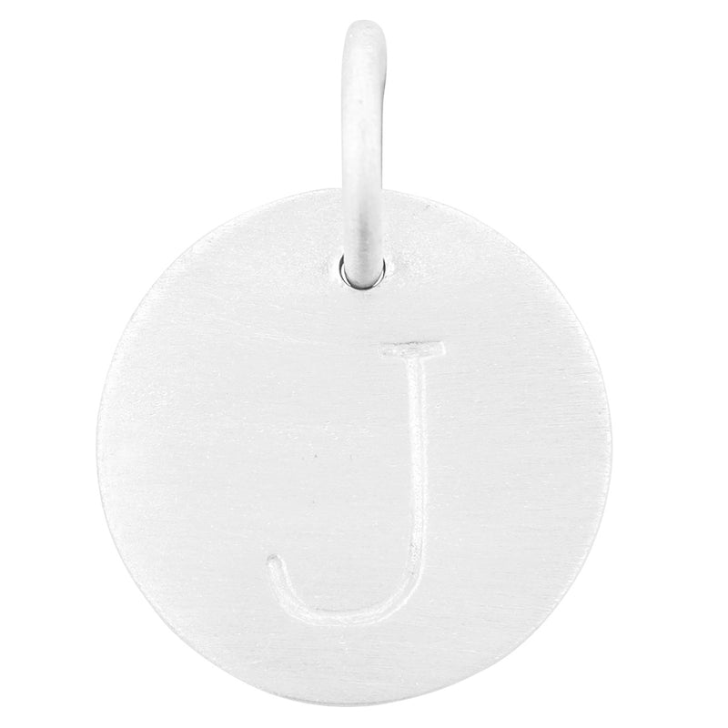 Matte Letter J Charm