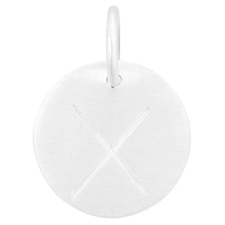 Matte Letter X Charm