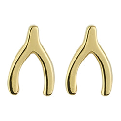 Wishbone Post Earring