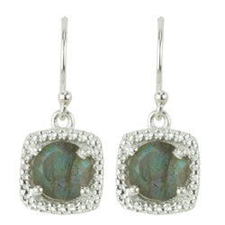 Let it Glow Earrings In Labradorite And Silver