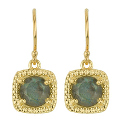 Let it Glow Earrings In Labradorite And Gold