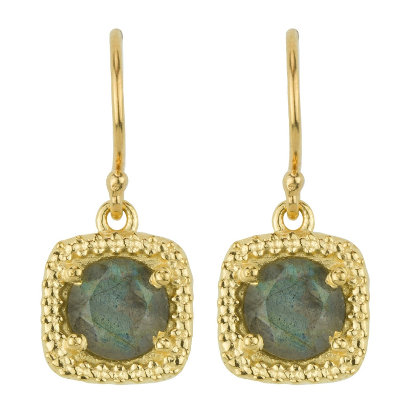 Let it Glow Earrings In Labradorite And Gold