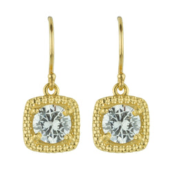 Let it Glow Earrings In Cz And Gold