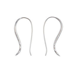 Open Curve Earring In Silver