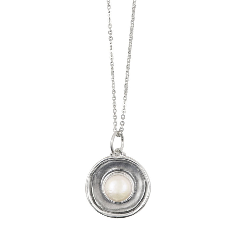 Pearl Medallion Necklace