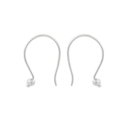 Small Curve Earring in Silver