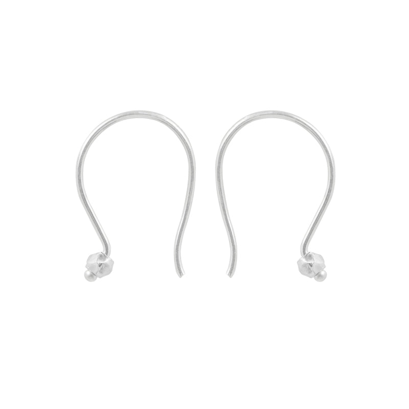 Small Curve Earring in Silver
