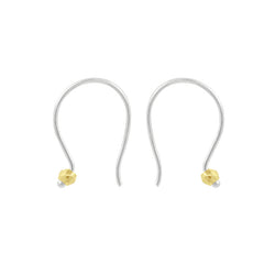 Small Curve Earring in Two-Tone