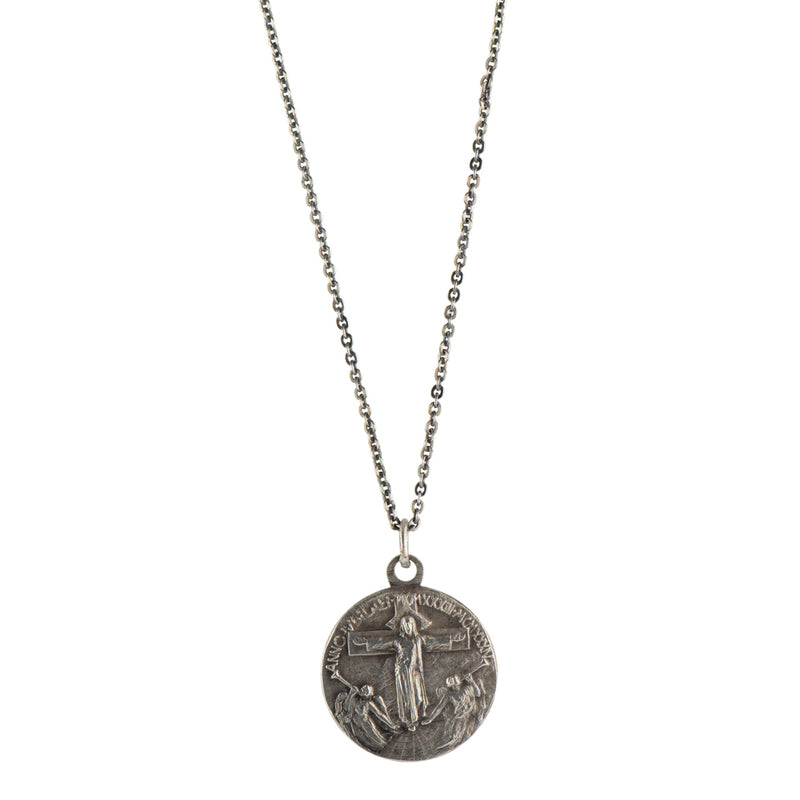 Pope Pius XI | Vintage Medal Necklace #VA58