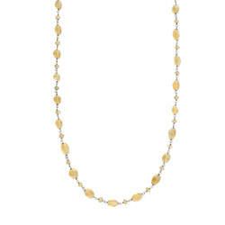 Stone Strand Necklace - Citrine - 22-24"