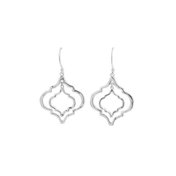 Tangiers Earrings in Silver - Small