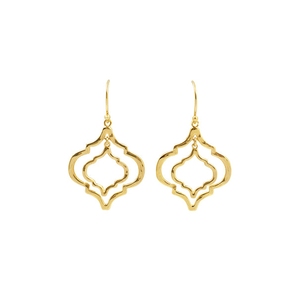 Tangiers Earrings in Gold - Small