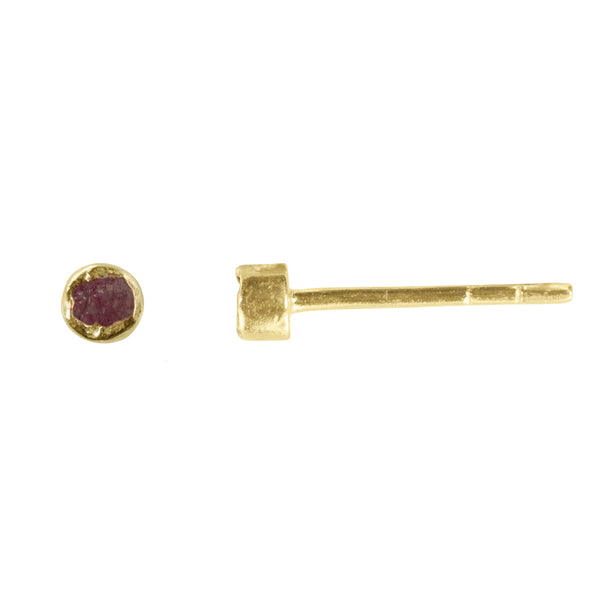 Soufflé Stone Posts in Ruby & Gold