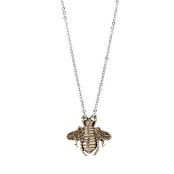 Hey Honeybee Necklace in Bronze