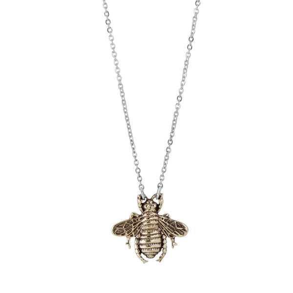 Hey Honeybee Necklace in Bronze