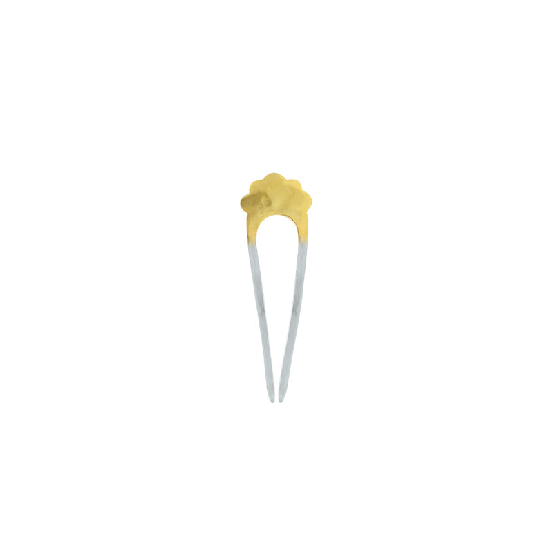 Fado Hair Pin in Gold & Silver - Small