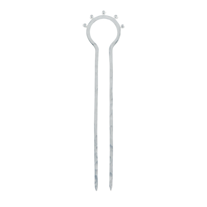 Horizon Hair Pin in Silver - Large