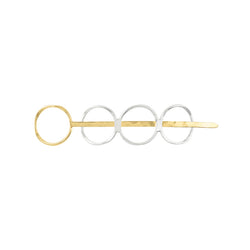 Two-Tone Circles Hair Pin