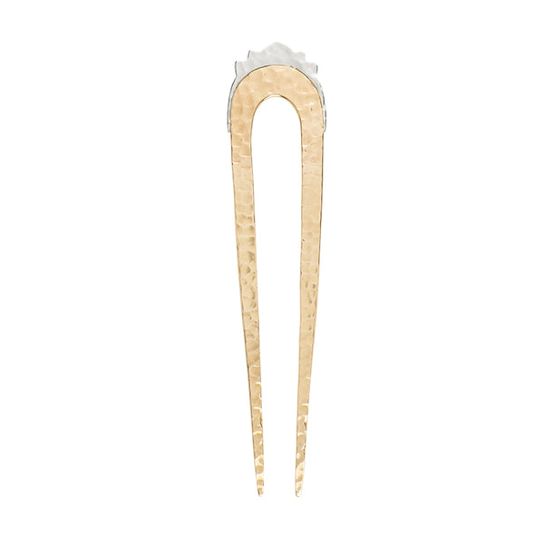 Two-Tone Sunrise Hair Pin - Large