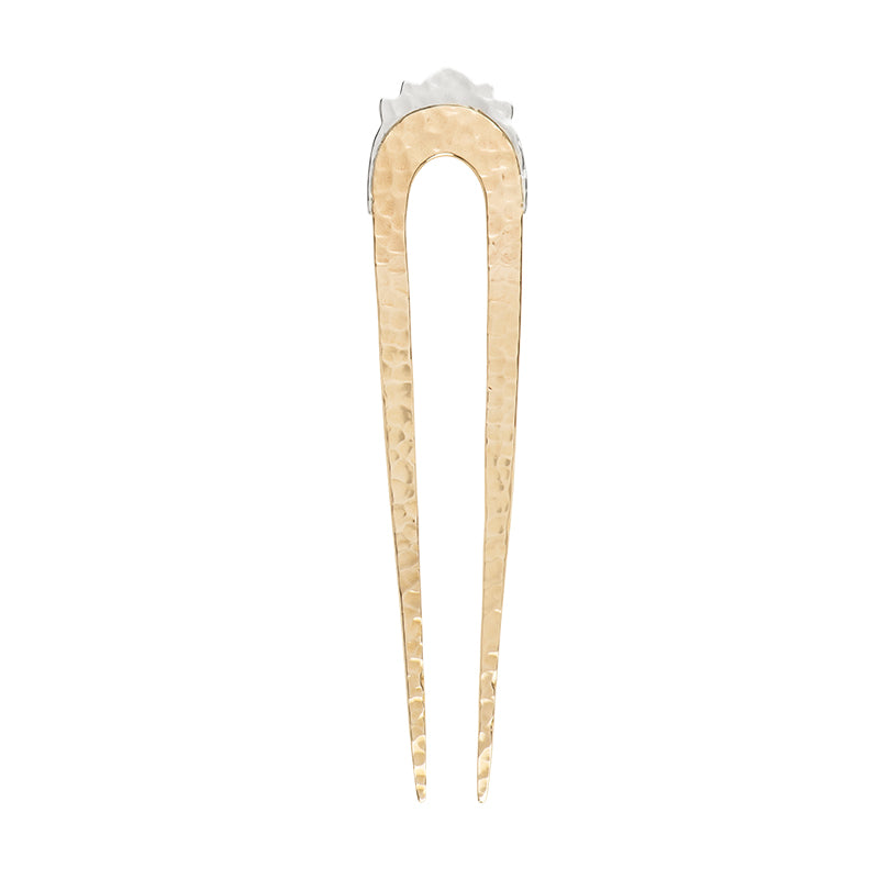 Two-Tone Sunrise Hair Pin - Large