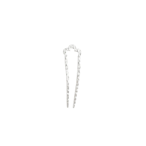 Trefoil Hair Pin in Silver - Small