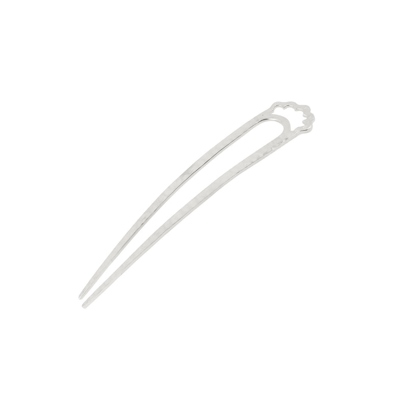 Open Fado Hair Pin in Silver - Large | Available to Ship June 7, 2024