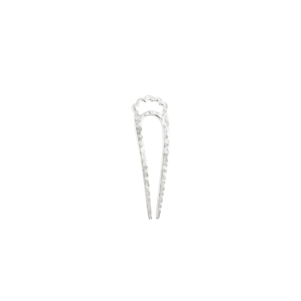 Open Fado Hair Pin in Silver - Small