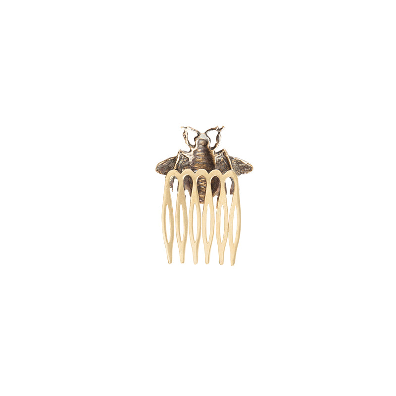 Bee Hair Comb in Bronze | Available to Ship June 7, 2024