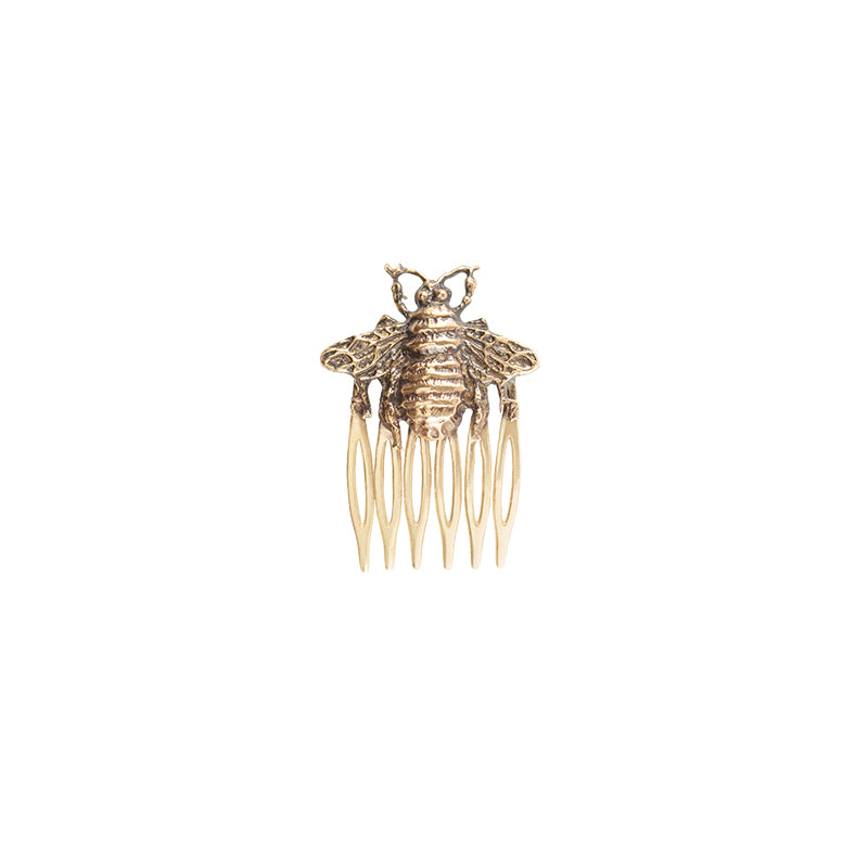 Bee Hair Comb in Bronze | Available to Ship June 7, 2024