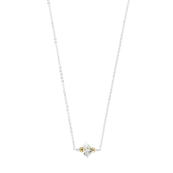 Herkimer Solitaire Necklace