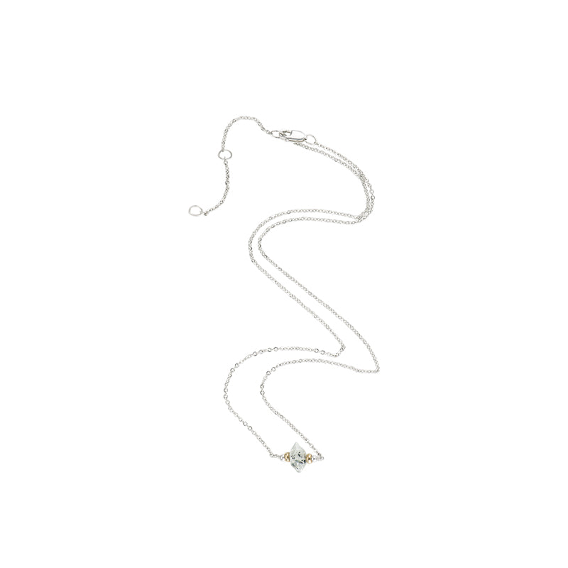 Herkimer Solitaire Necklace