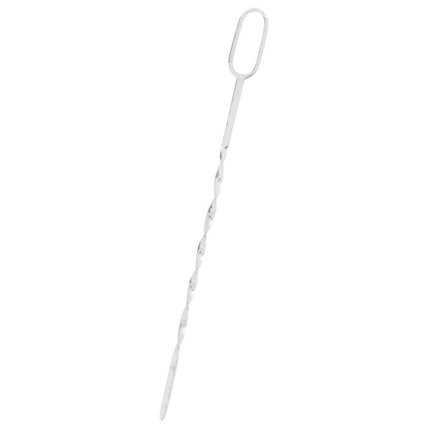 Effortless Oval Hair Stick in Silver - 6 3/4"