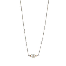 Pearl Solitaire Necklace