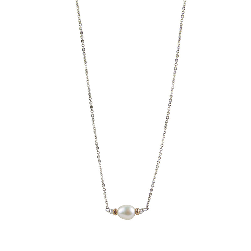 Pearl Solitaire Necklace