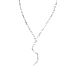 Let's Link Up Chain Necklace in Silver - 18" L